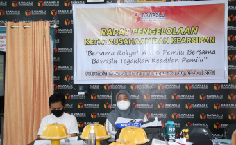 BAWASLU BONE AKAN MELAKUKAN PENGELOLAAN KEARSIPAN DENGAN MENGGUNAKAN SITEM DIGITALISASI