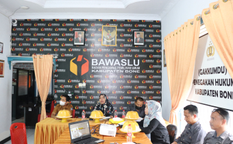 Aksi Kegiatan Tahun 2022 Bawaslu Kabupaten Bone Adakan Rapat Persiapan